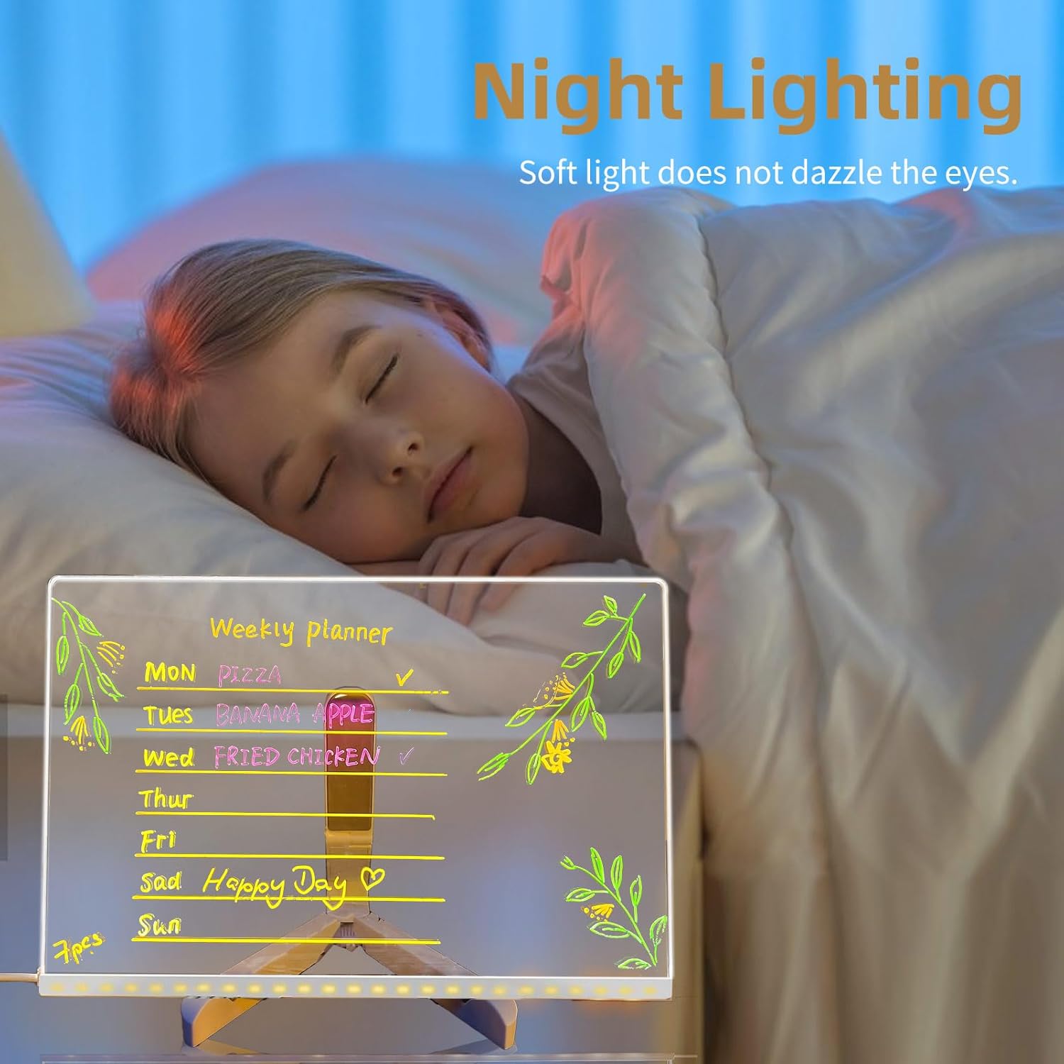 LED Glow Drawing Board for Kids – Light-Up Writing & Art Pad (Reusable & Mess-Free)