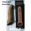 Dragon Condom Sillicon Made (IMP) 7" Inches Dark