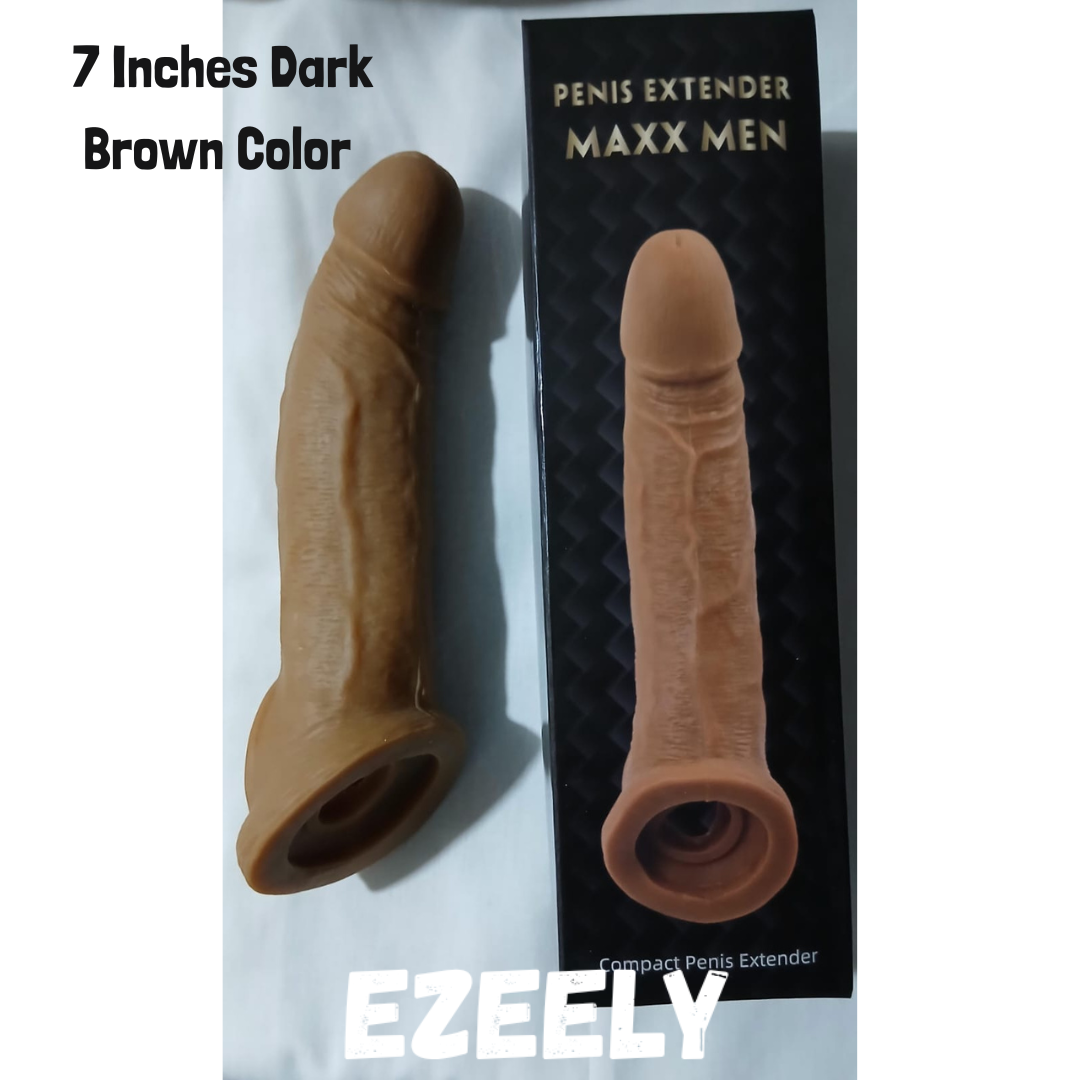 Dragon Condom Sillicon Made (IMP) 7" Inches Dark