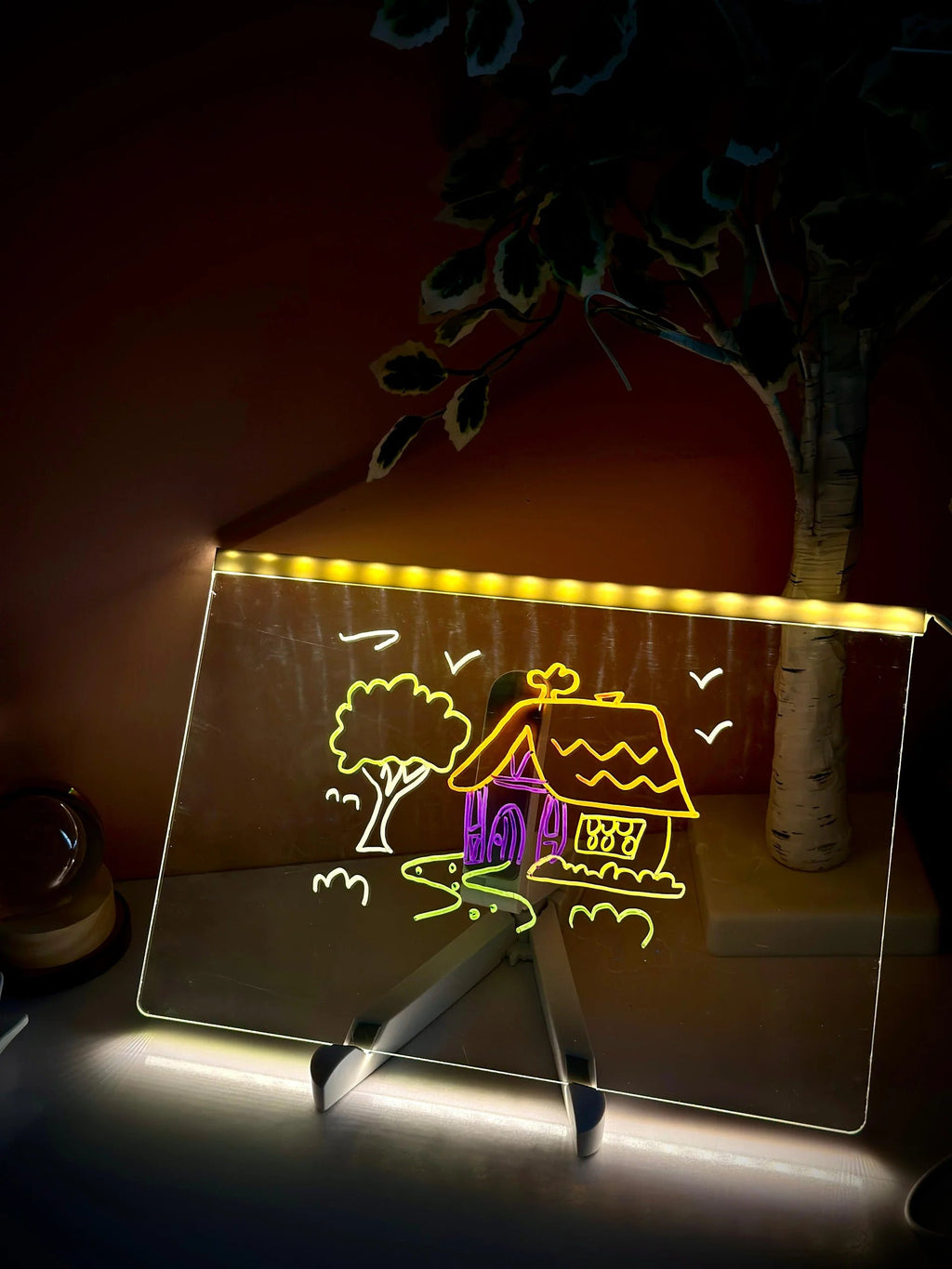 LED Glow Drawing Board for Kids – Light-Up Writing & Art Pad (Reusable & Mess-Free)
